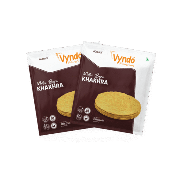 Vyndo Methi Bajra Khakhra, Healthy Millet Snacks