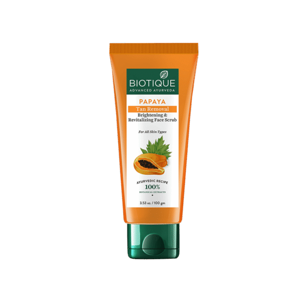 Biotique Papaya Tan Removal Brightening & Revitalizing Face Scrub - 100 g