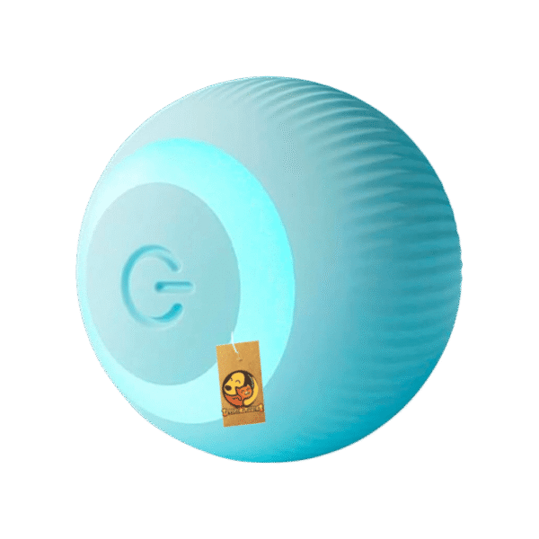 Foodie Puppies Smart LED 360? Teasing Ball Cat Toy (Blue)