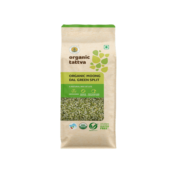 Organic Tattva Organic Moong Dal (Chilka) Split