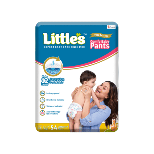 Little's Premium Baby Diaper Pants, XL, 12-17 kg | Jumbo Pack