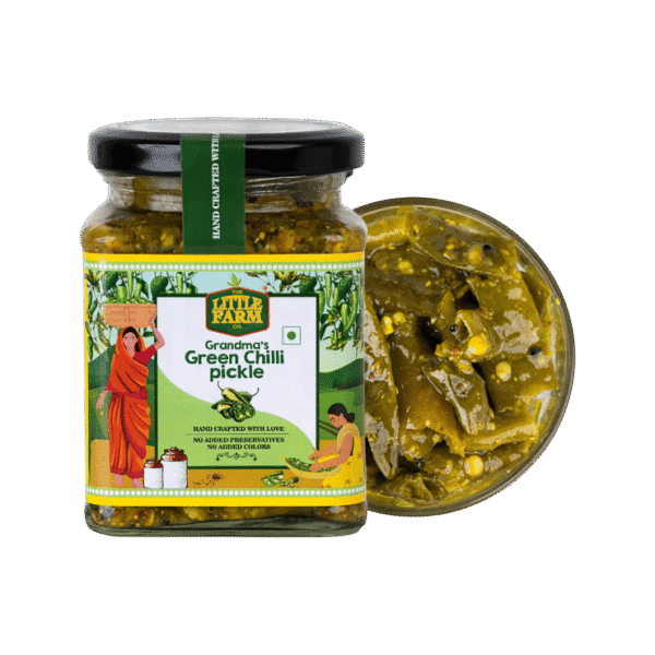 The Little Farm Co. Green Chilli Pickle