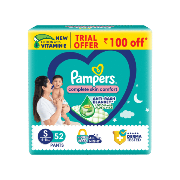 Pampers Baby Diaper (S, 4-8 kg)