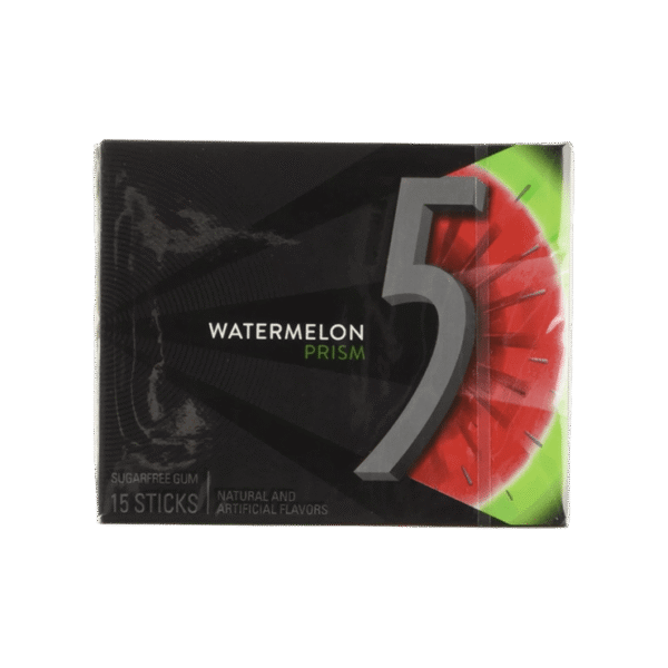 Wrigley's 5 Watermelon Prism Chewing Gum (Sugar Free)