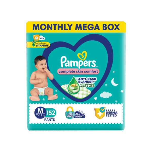 Pampers Dry Baby Diaper (Pants, M, 7-12 kg)