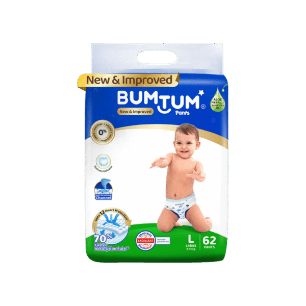 Bumtum Baby Diaper (Pants, L, 9-14 kg)