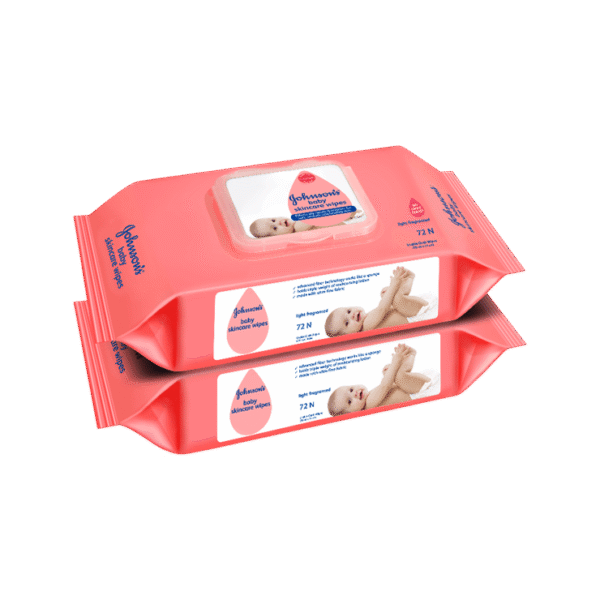 Johnson's Skincare Baby Wipes - Pack of 2