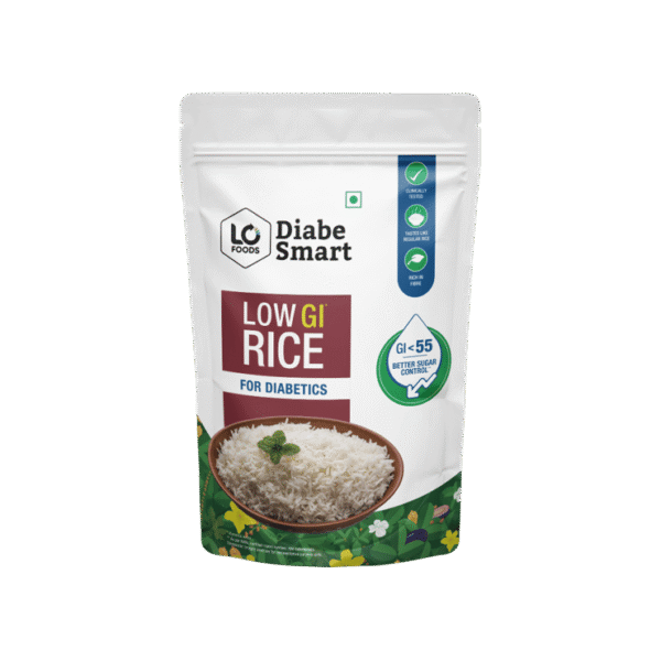DiabeSmart Low GI Rice for Diabetic -Sugar Free Sona Masoori (Medium Grain)