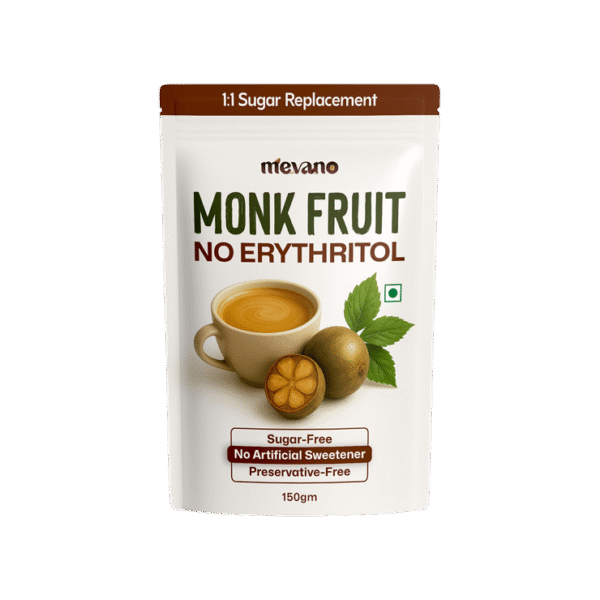 Mevano Monk Fruit Sweetener without Erythritol