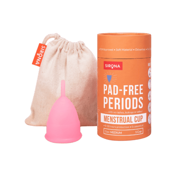 Sirona Reusable Menstrual Cup (8-10 hours protection)