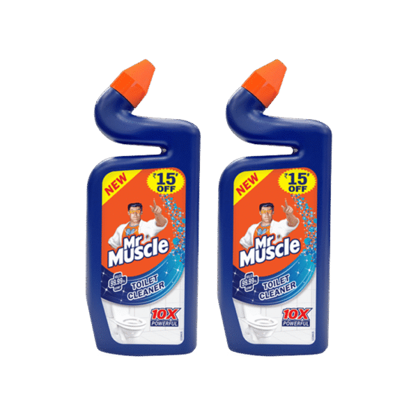 Mr Muscle Toilet Cleaner (500 ml) - Pack of 2
