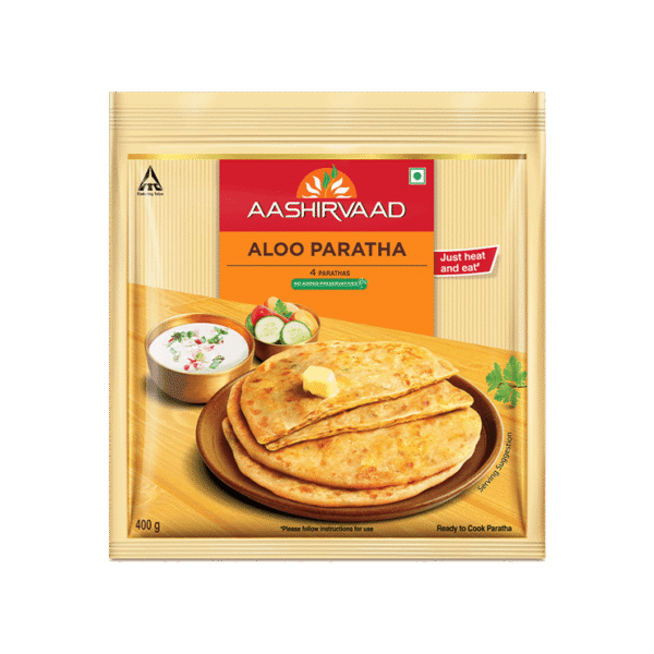 Aashirvaad Aloo Paratha (Heat & Eat)