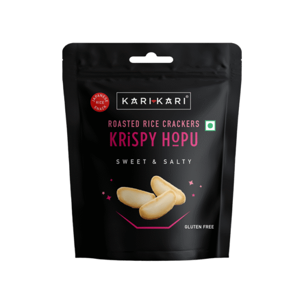 Kari Kari Roasted Sweet & Salty Rice Cracker Namkeen Snacks