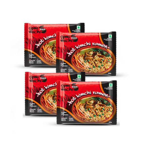 Gimi Michi Hot Kimchi Ramen Instant Noodles