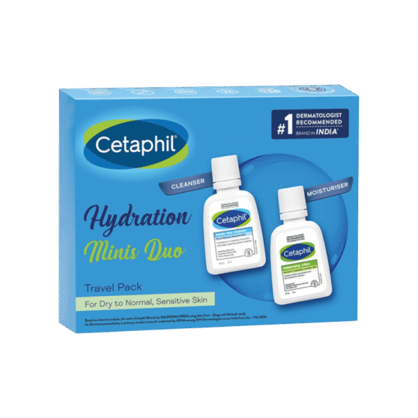 Cetaphil Hydration Mini Travel Kit Gentle Face Wash & Moisturizer