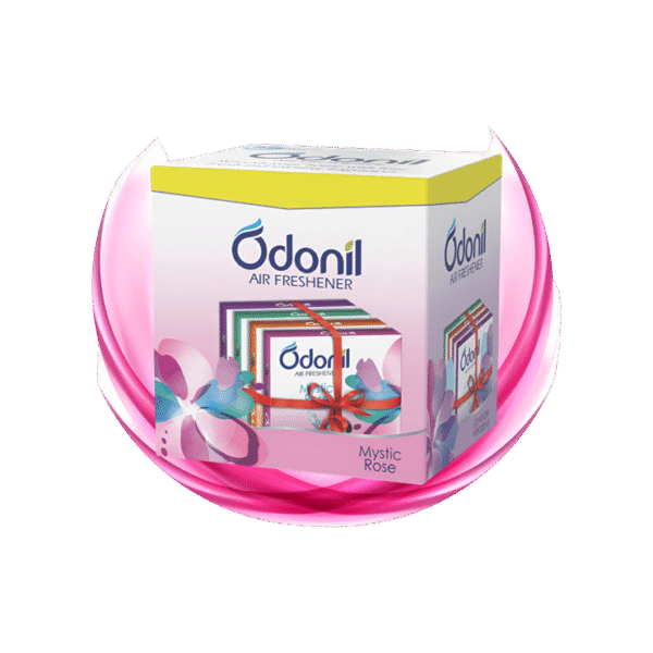 Odonil Bathroom Air Freshener Blocks - (4 x 48 g) (Assorted) - Pack of 4