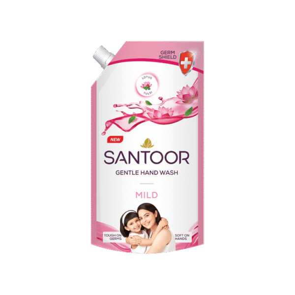 Santoor Mild Hand Wash (Lotus & Tulsi)