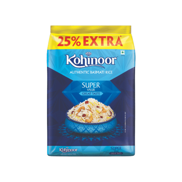 Kohinoor Super Value Basmati Rice (Extra Long Grain)