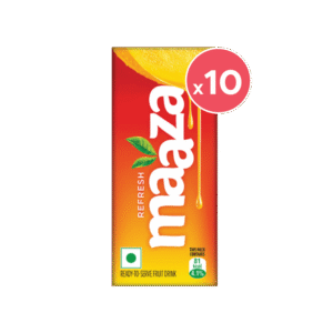 Maaza Refresh Mango Drink - Pack of 10