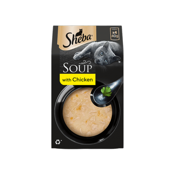 Sheba Soup with Chicken Wet Cat Food