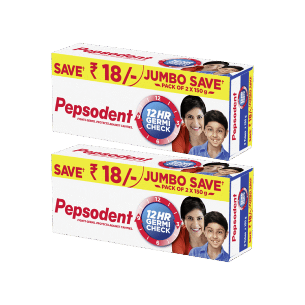 Pepsodent Germicheck 8 Actions Toothpaste - Pack of 2