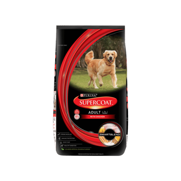Purina Supercoat Adult (1+ Years), Dry Dog Dry Food with Chicken ? 2.5 kg