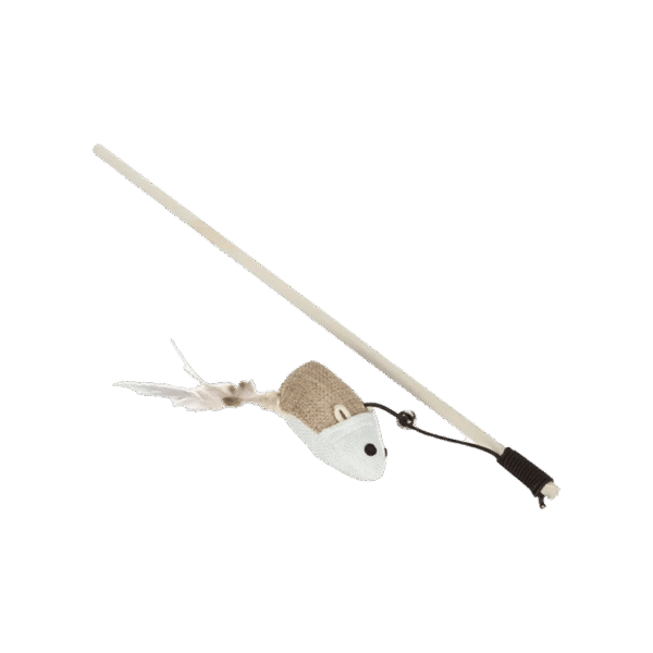 BearHugs Cat Wand Teaser with Mouse