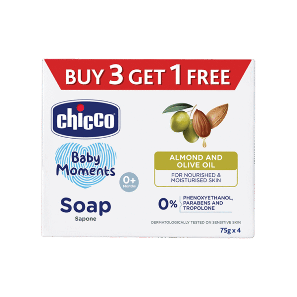 Chicco Moments Baby Soap - Buy 3 Get 1 Free