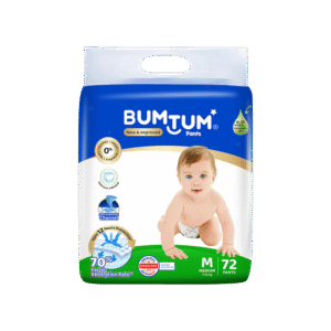 Bumtum Baby Diaper (Pants, M, 7 - 12 kg)