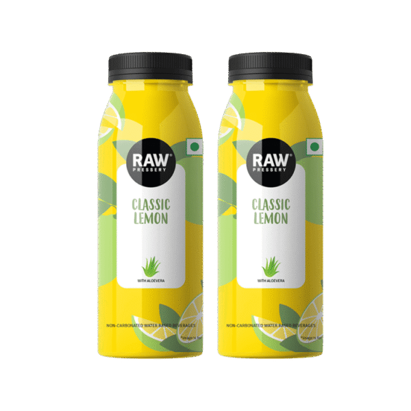 Raw Pressery Classic Lemon Juice with Aloe Vera - Pack of 2