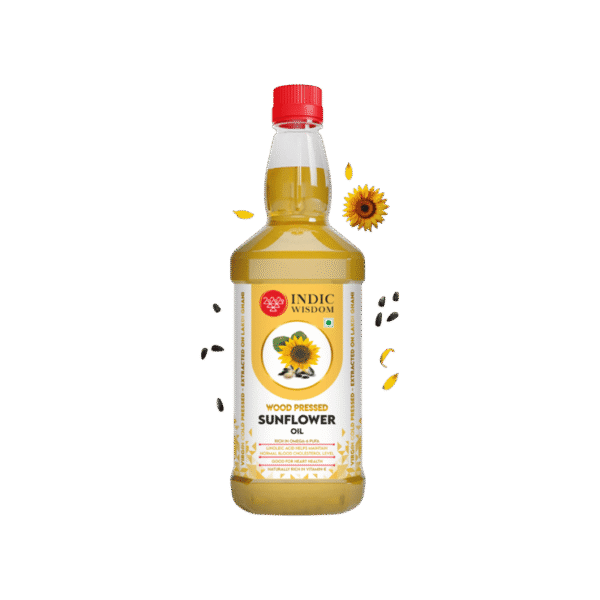 Indic Wisdom Wood Cold Pressed Sunflower Oil