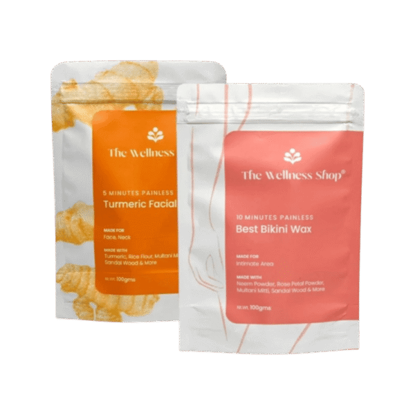 The Wellness Shop Facial and Bikini Wax Powder Combo