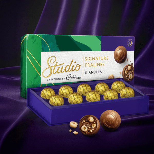 Cadbury Studio Gianduja Hazelnut Signature Pralines?Chocolate Gift Pack