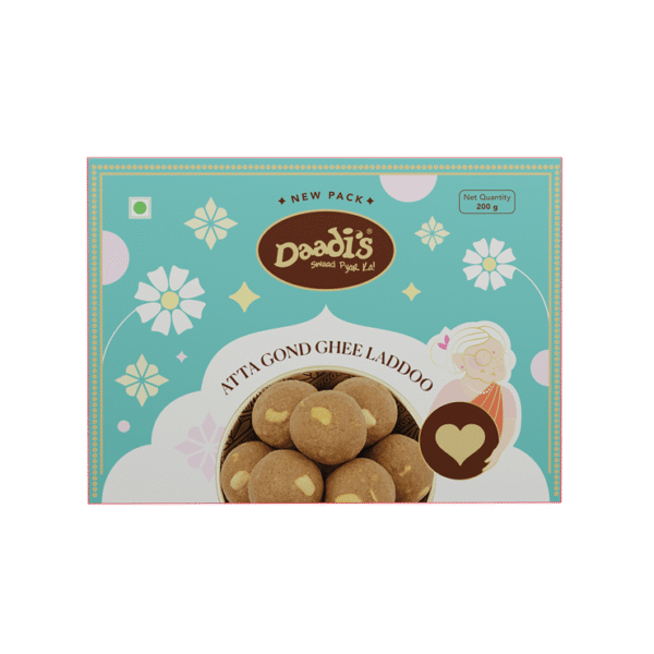 Atta Gond Ghee Laddu by Daadi's