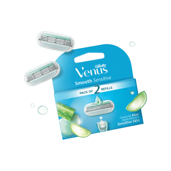 Gillette Venus Smooth Women Hair Removal Women's Razor Cartridge (Aloe Vera Glidestrip)