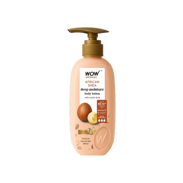 Wow Skin Science Shea Butter with Lactic Acid Body Lotion
