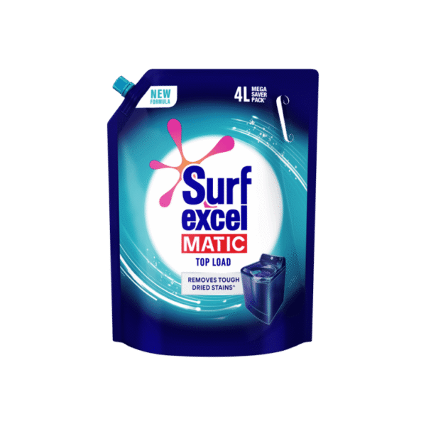 Surf Excel Matic Top Load Liquid Detergent - 4 ltrs