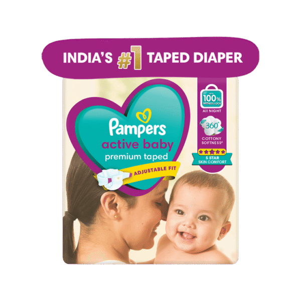 Pampers Active Baby Diaper (L, 9-14 kg)