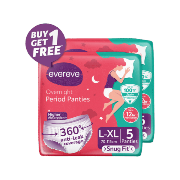 Evereve Overnight Disposable Period Panty - Buy 1 Get 1 Free