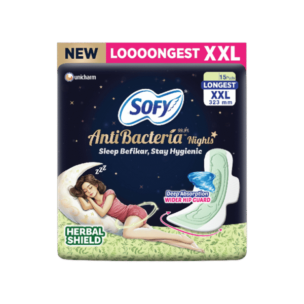 Sofy Women Anti Bacteria Longest XXL Sanitary Pads