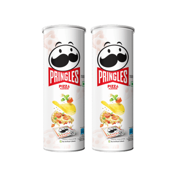 Pringles Pizza Flavoured Potato Chips - Pack of 2
