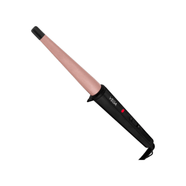 Vega I-Curl Hair Curler 13mm-25mm Barrel for Women, VHCH-05 (Rose Gold)