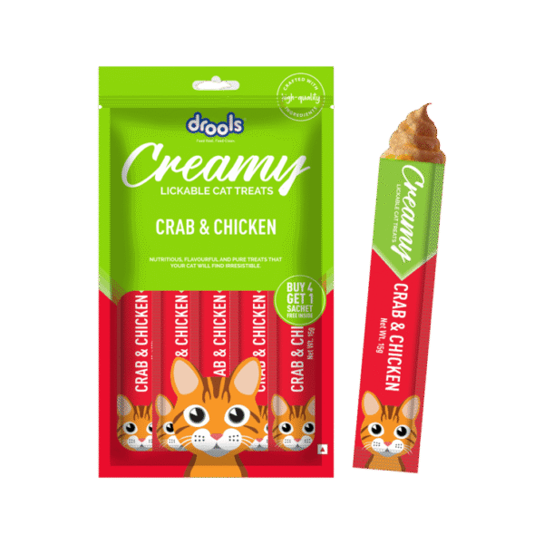 Drools Creamy Lickable Crab & Chicken Cat Treat