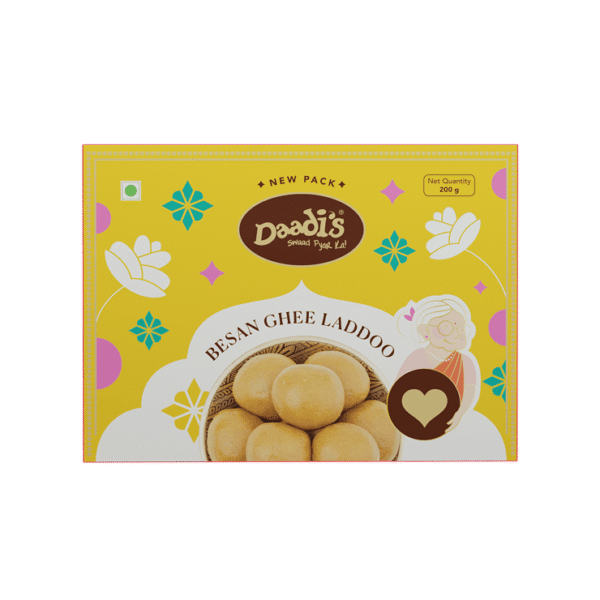 Besan Ghee Laddu by Daadi's