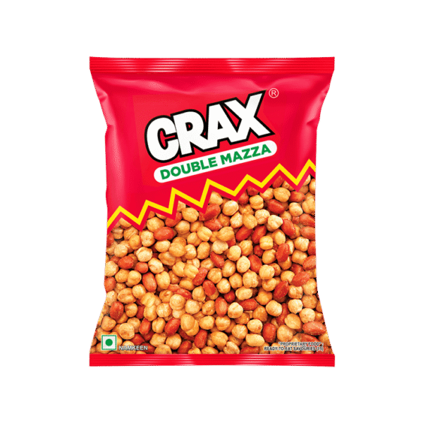 Crax Double Mazza Roasted Chana Peanuts Namkeen Snacks