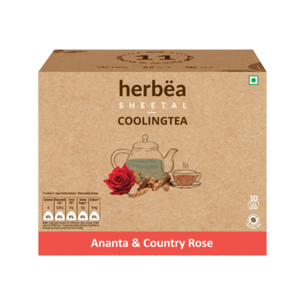 HERBEA Cooling Herbal Tea (Ananta & Country Rose)
