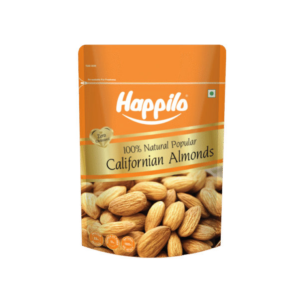 Happilo 100% Natural Popular Californian Almonds (Hirave Badam)