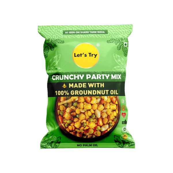Let's Try Crunchy Party Mix Namkeen Snacks