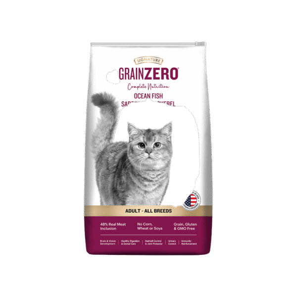 Grain Zero Ocean Fish Sardine & Mackerel Adult Dry Cat Food