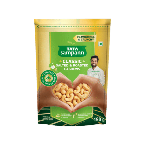 Tata Sampann Classic Salted & Roasted Flavoured Cashew